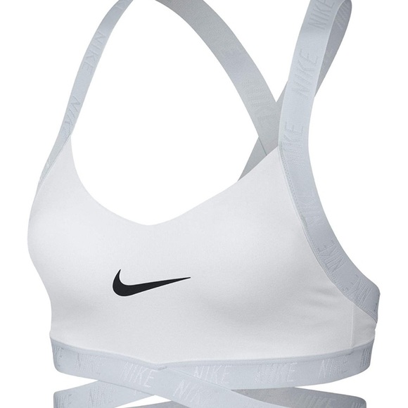 Nike Pro Dri-Fit Indy Logo Sports Bra Medium - Picture 3 of 5